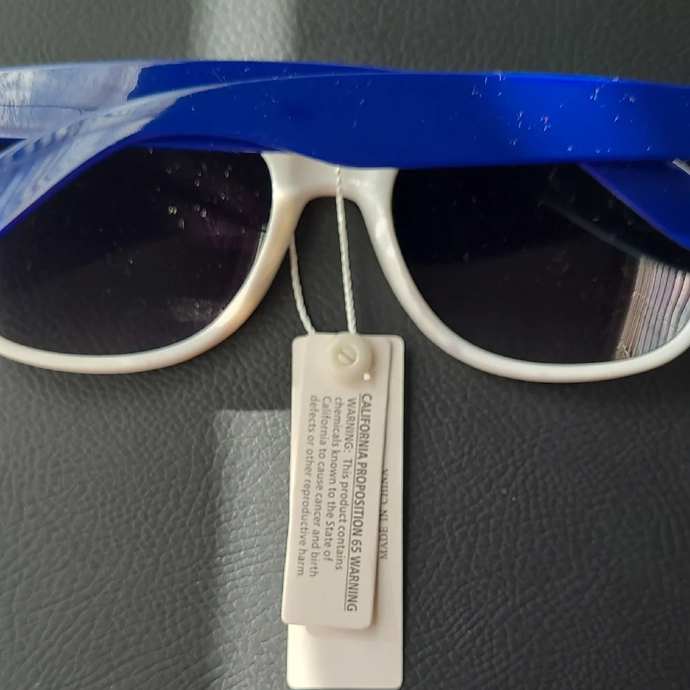 Vintage Kids Sunglasses - Red and White